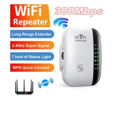 Picture of 300Mbps WIFI RE-PEATER For Home/Office Wireless Rep-eater-AR GADGET 24-White