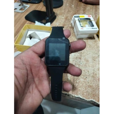 Picture of High-Performance - A1 Bluetooth phone smart watch - Black - Highly Durable - Upscaled Reliablity - Sleek Usage-Black