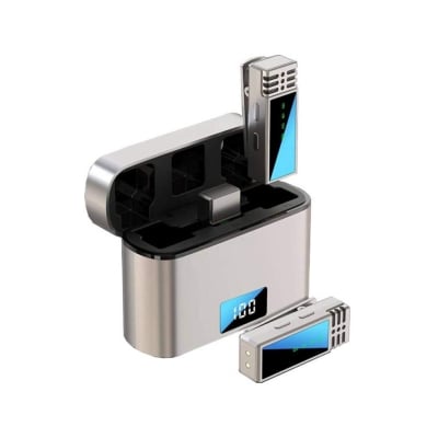 Picture of Jmary MW-15 2.4G Dual Wireless Microphone Type-C For Mobile-Black