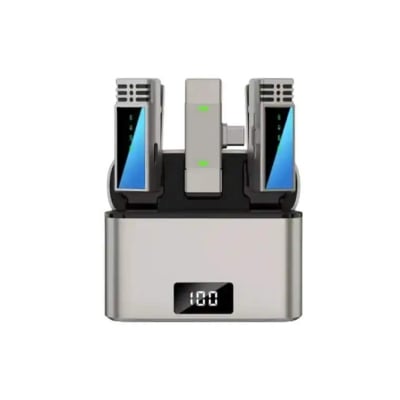 Picture of Jmary MW-15 2.4G Dual Wireless Microphone Type-C For Mobile-Black