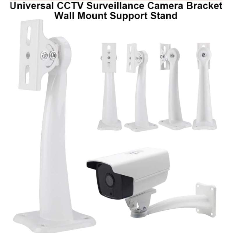 Picture of Universal CCTV Surveillance Camera Bracket Wall Mount Support Stand-White