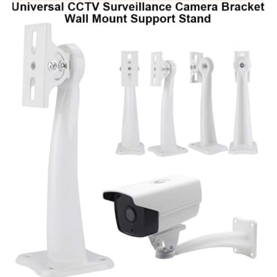 Picture of Universal CCTV Surveillance Camera Bracket Wall Mount Support Stand-White