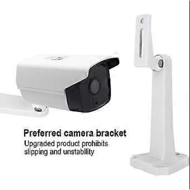 Picture of Universal CCTV Surveillance Camera Bracket Wall Mount Support Stand-White