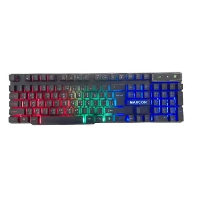 Picture of Maxcon MC-30 Pro Gaming Keyboard With LEDs Keys-black