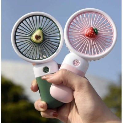 Picture of Smart Hand Fan cute handheld cooling Rechargeable Sports Pocket Mini Fan-Multicolor