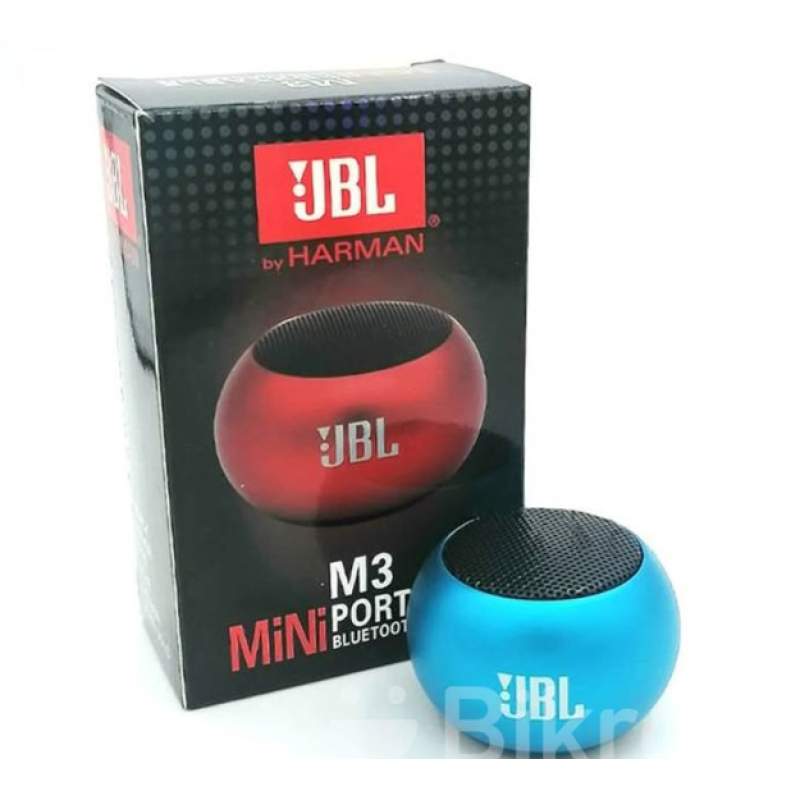Picture of JBL M3 MiNi Portable Metal wireless Bluetooth Speaker with outstanding sound quality-Multicolor