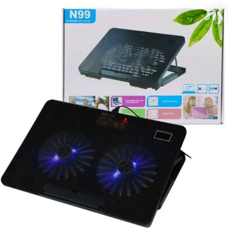 Picture of Cooling Pad For Laptop - N99 Cooling Pad - For Gaming and Working-Black