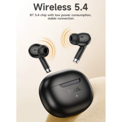 Picture of Hoco EQ24 Wireless Earbuds Siri Support BT 5.4 Fast Pairing TWS 320mAh Large Battery Up to 32 Hours Playtime Ergonomic Design Lightweight Wireless Earphones