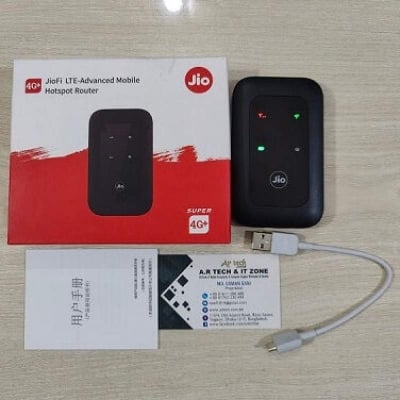 Picture of 4G Wifi Airport Router with Battery black colur-Black