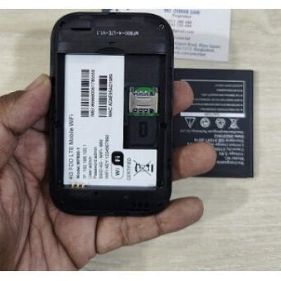 Picture of 4G Wifi Airport Router with Battery black colur-Black