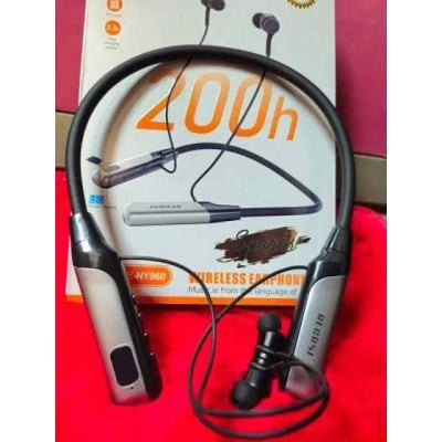 Picture of Recrsi RE-NY060 200 Hours Bluetooth Neckband-Black