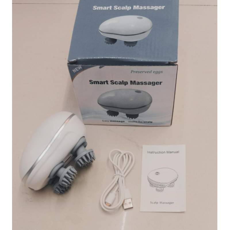 Picture of Smart Scalp Massager for Relaxing Full Body Massage with 3 Speed Settings Black-Grey