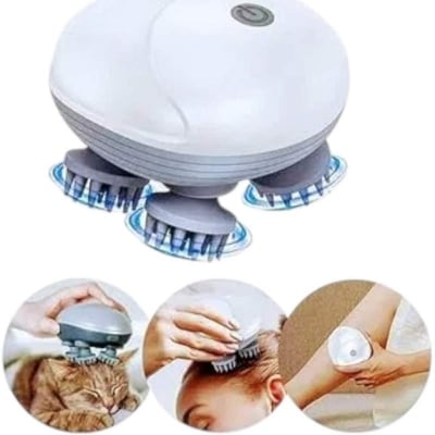 Picture of Smart Scalp Massager for Relaxing Full Body Massage with 3 Speed Settings Black-Grey