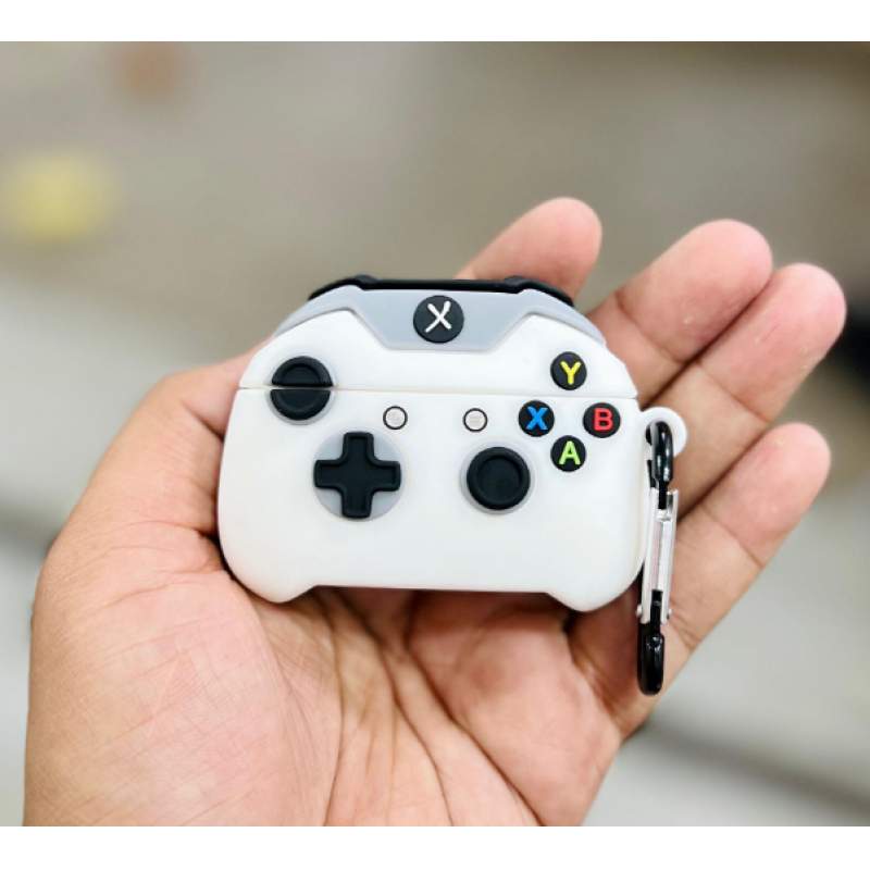 Picture of Video Game Controller Cover For Apple Airpods Pro/ Pro 2nd Gen Premium Earbuds Protective Cover (Headphone not included)-White