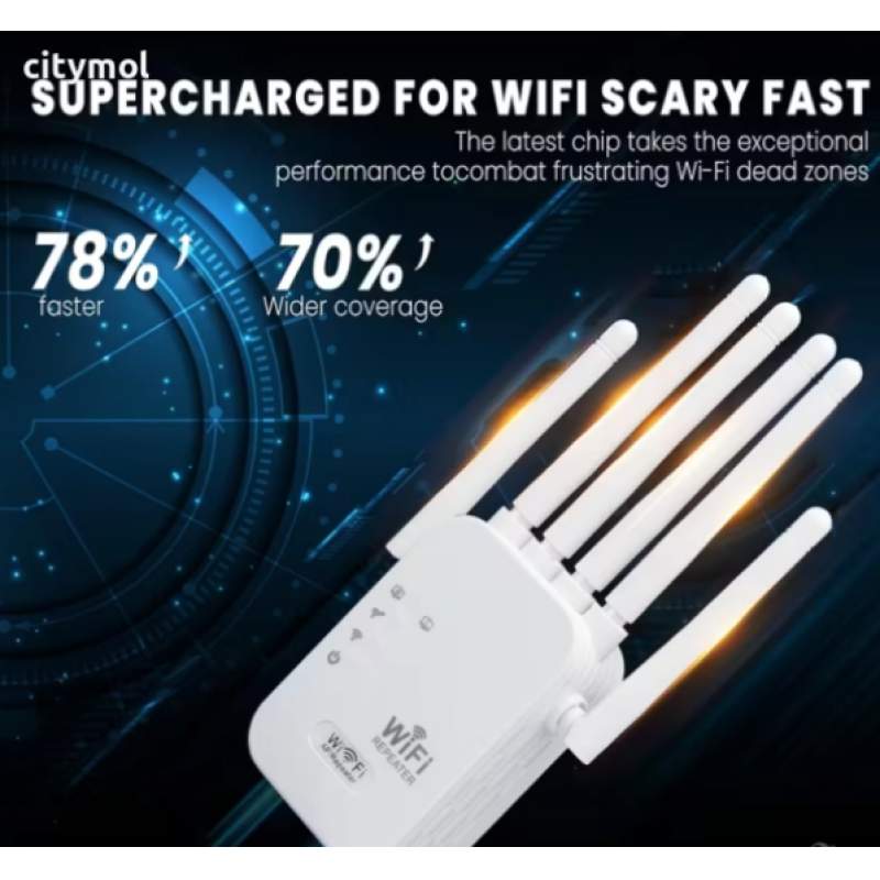 Picture of 300Mbps WIFI RE-PEATER For Home/Office Wireless Rep-eater-White