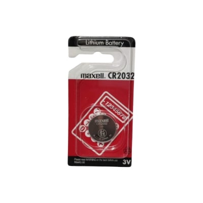 Picture of CR2032 Lithium 3v Battery,Made in Japan . Multi purpose use-Silver