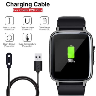 Picture of Colmi P28 Plus/P28 Smartwatch Magnetic USB Charging Cable-Black