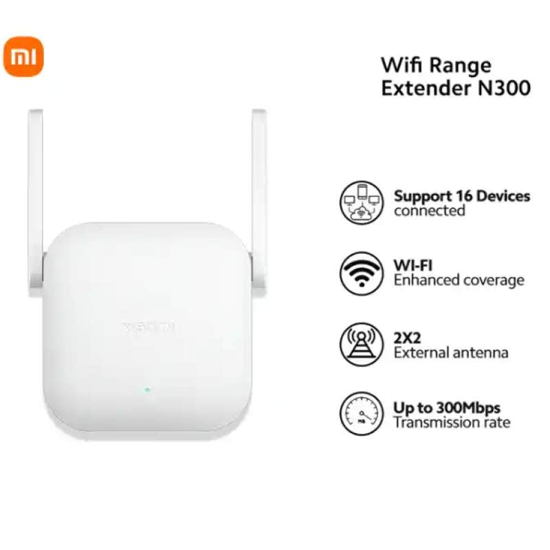 Picture of Xiaomi Mi N300 WiFi Range Extender Router-White