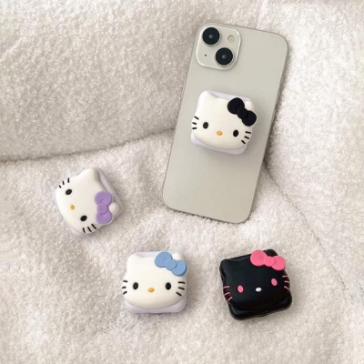 Picture of Cute Phone Holder for Hand: The Kawaii Sanrio My Melody Airbag Holder-White