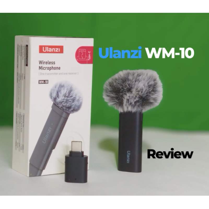 Picture of Ulanzi WM-10 Wireless Clip-On Microphone for Type-C Mobile-black