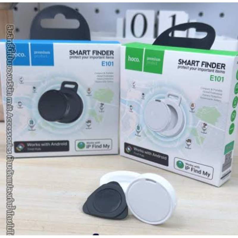 Picture of Hoco E101 Easy to Find Dual Anti-Lost Device-Black