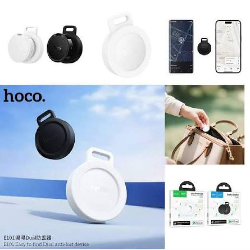 Picture of Hoco E101 Easy to Find Dual Anti-Lost Device-Black