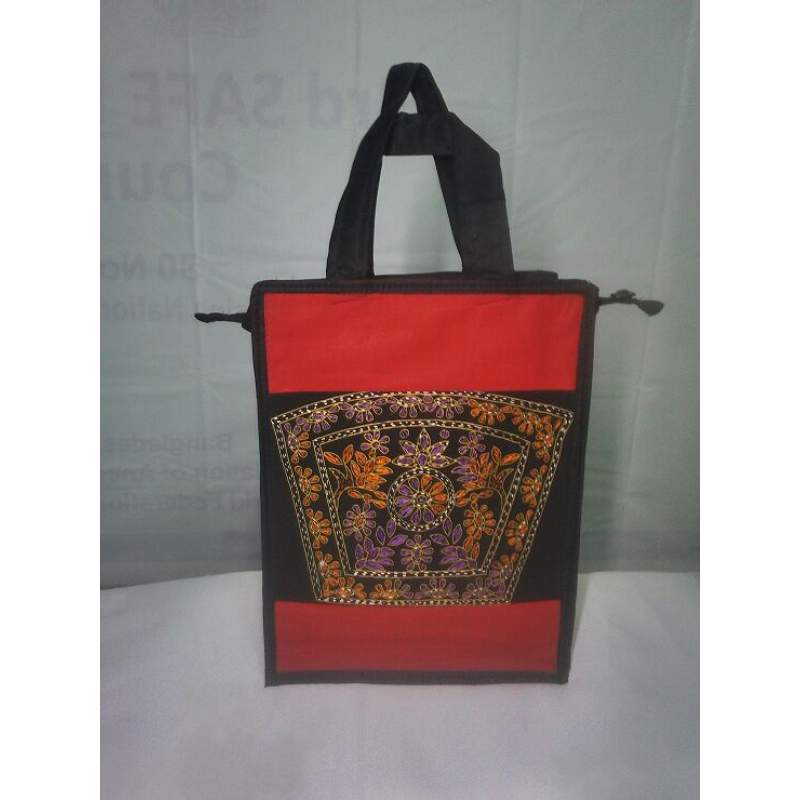 Picture of Lunch carry bag for everybody-Black & Red