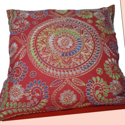 Picture of Hand made Cushion cover -1 pic-Red