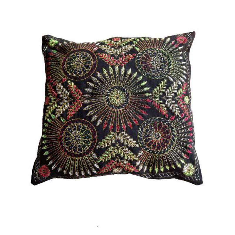 Picture of Handmade nokshi cushion cover-Multicolor