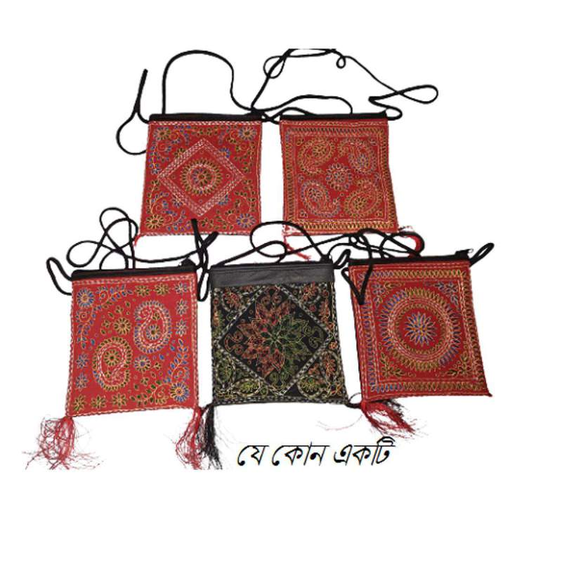 Picture of Shoulder mobile carry bag for women/student-Multicolor