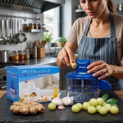 Picture of Miyako Peeler Machine | USB Rechargeable Fruits Garlic & Grape Peeler price- LK-0519
