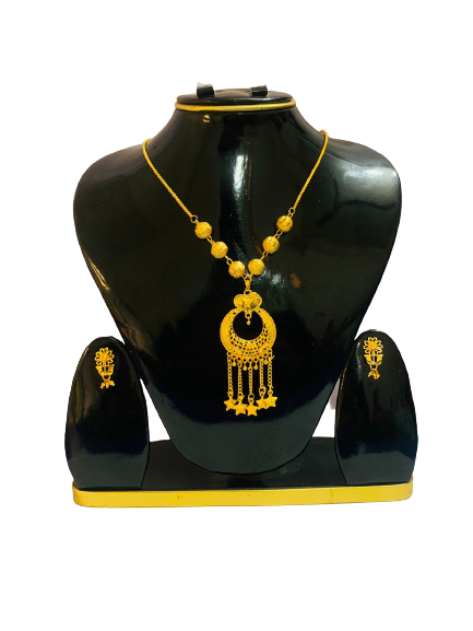 Picture of গোল্ড প্লেটেড আকর্ষণীয় নেকলেস সেট 