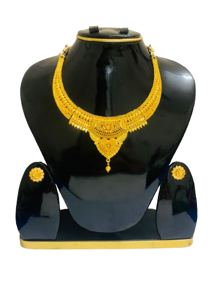 Picture of মহিলাদের জন্য গোল্ড _ চোকান হার সেট 