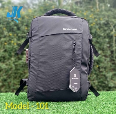 Picture of Arctic Hunter Bags for Men - All-Season Oxford Fabric Travel Backpack - 18.5 Inch Multilayer Suitcase Style with Expandable Design - Black