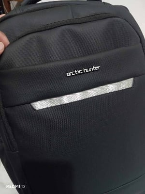 Picture of Arctic Hunter 15.6'' Laptop Backpack  Water-Resistant Slim Bag with for Office, Travel & School | Black Smart Backpack - Black