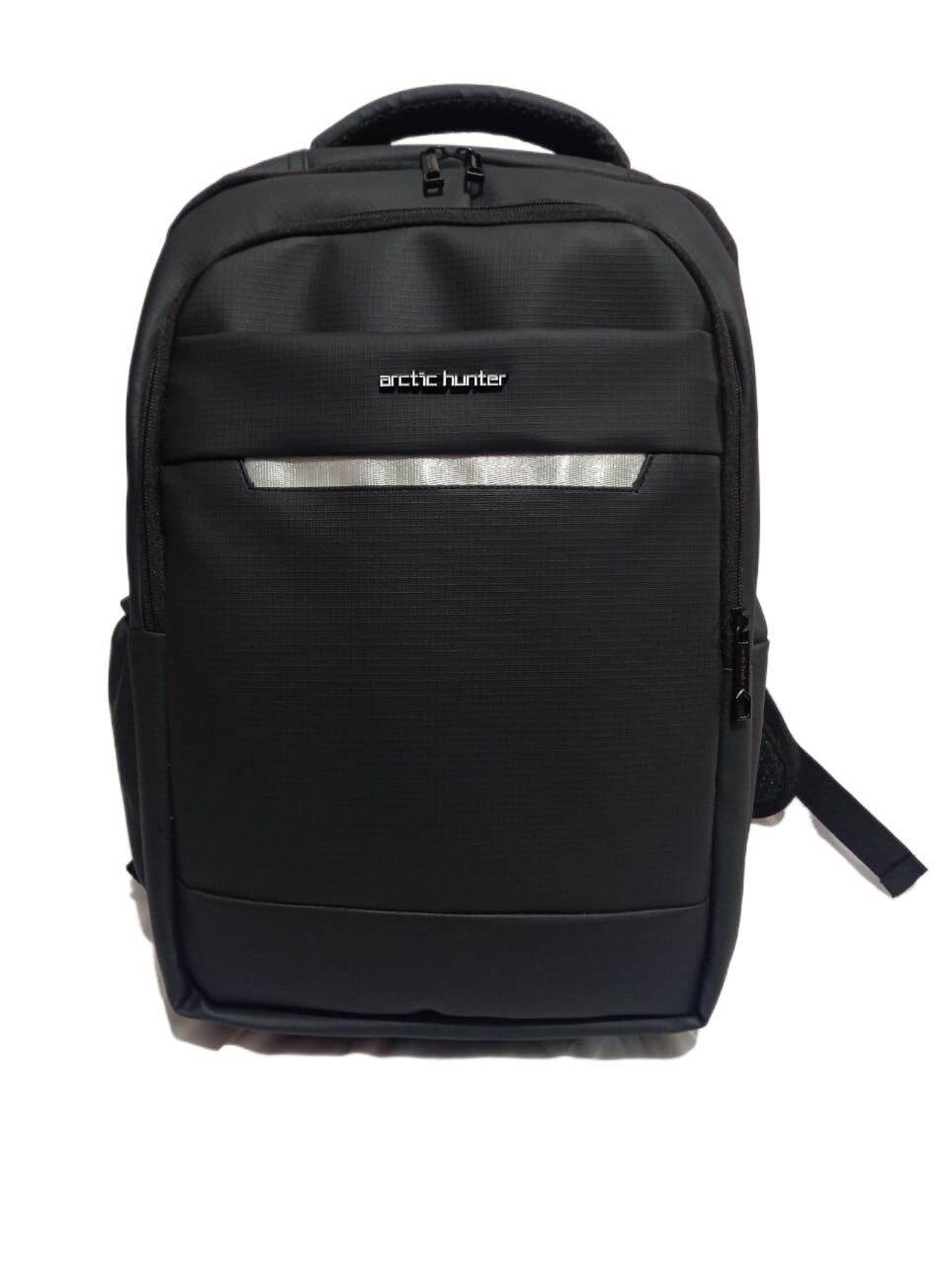 Picture of Arctic Hunter 15.6'' Laptop Backpack  Water-Resistant Slim Bag with for Office, Travel & School | Black Smart Backpack - Black