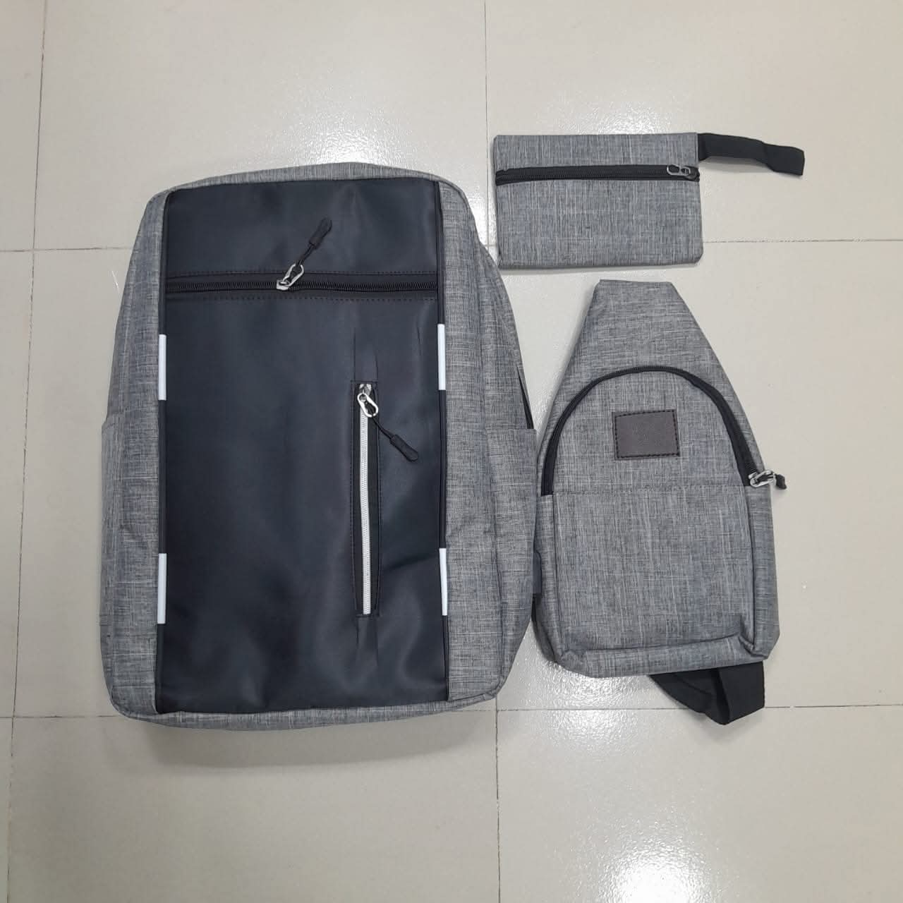 Picture of 3PCS Combo backpack Men's Casual Waterproof Laptop Backpack Set College & Computer Bag