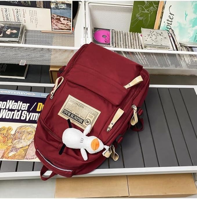 Picture of High Quality School college & University Backpack for Women , School Bags For Teenage Girls Multi Pockets Kawaii Backpack Women Cute Book Bag Mochila