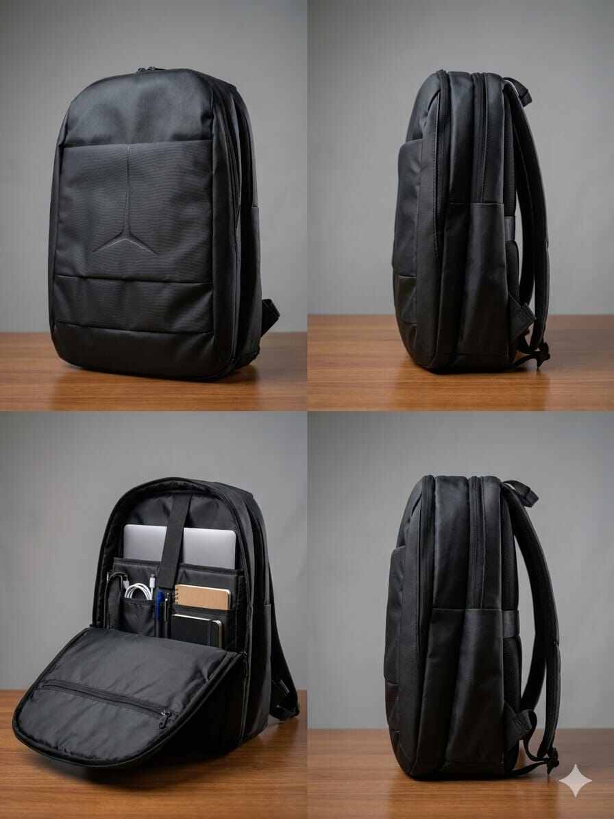 Picture of Fashionable BackPack for School Collefe University Boys & Girls | Girls & Boys BackPack | Laptop Bag for Men Women | School bag, New Classic School College University & Laptop bag | BackPack | Travel Bag for Men & Women | New BagPack2024 - Black