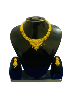 Picture of ঐতিহ্যবাহী ম্যাট গোল্ড প্লেটেড নেকলেস 