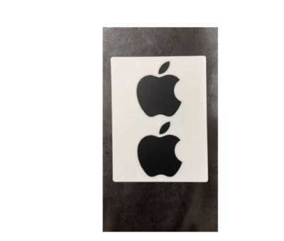 Picture of Black Apple Logo Decal Stickers