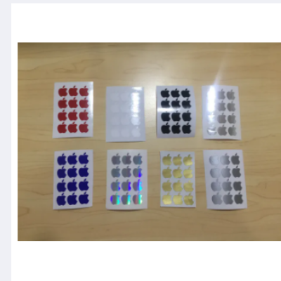 Picture of Apple Logo Inspired Sticker 1 - vinyl cut-out sticker for iPhone, approx. 1.55 cm x 1.28cm (h x w) 12 pcs