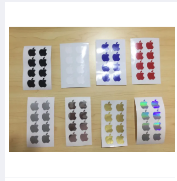 Picture of Apple Logo Inspired Stickers 2 - Cut-out Vinyl Stickers - Apple Logo size - 2.0cm x 1.67 cm (w x h)