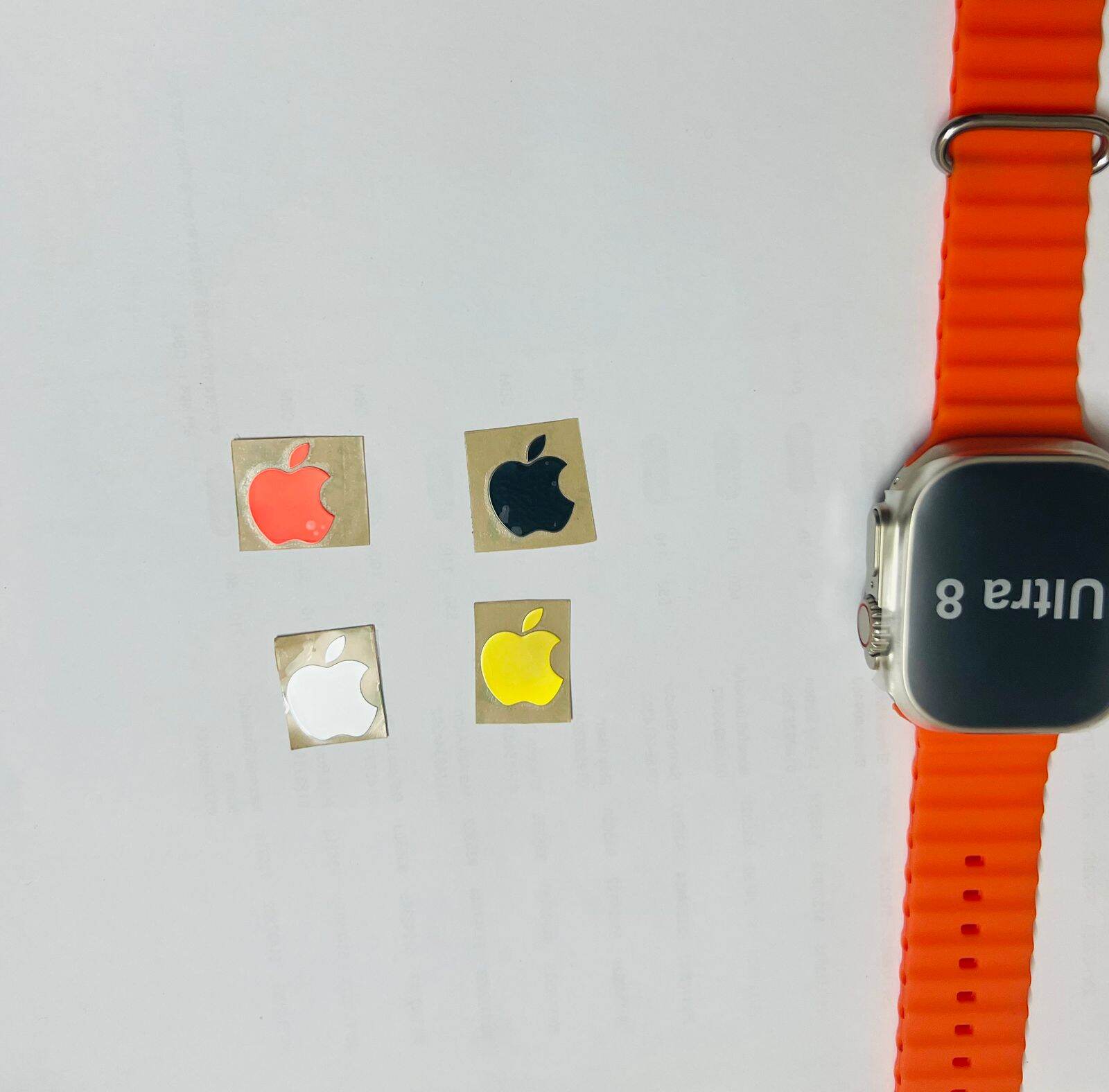 Picture of Metal Gold Apple Logo Sticker Sticker