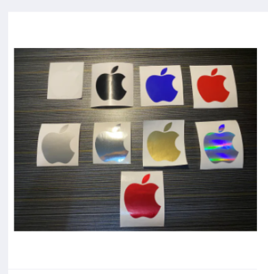 Picture of Apple Logo Inspired Stickers 5 - Cut-out Vinyl Stickers - Apple Logo for Cars, Motorbikes, Trucks, Vans, Boat, Pick-up truck, Jeepney, MPV, Sedan,