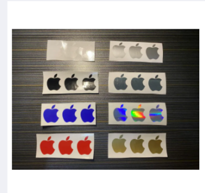 Picture of Apple Logo WATERPROOF STICKER VINYL decal for phone, iPhone 20 mm.