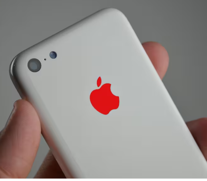 Picture of Red Color Changer for Apple iPhone 5c 5s Logo Vinyl Sticker Decal