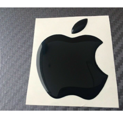 Picture of Apple Logo Vinyl Decal Sticker - Apple 3D domed decal, for Apple fans
