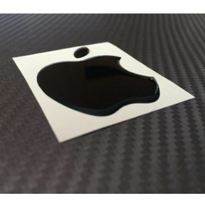 Picture of Apple Logo Vinyl Decal Sticker - Apple 3D domed decal, for Apple fans