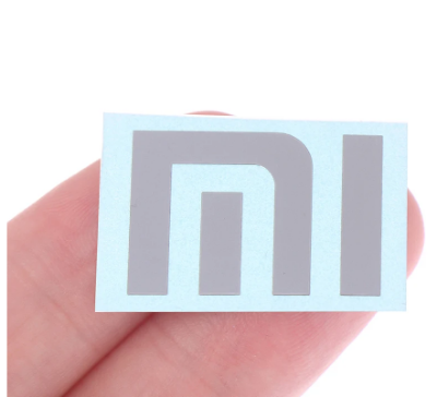 Picture of Zilveren logo label laptop metalen logo sticker voor xiaomi-mi laptop mobiele telefoon tv computer notebook sticker label